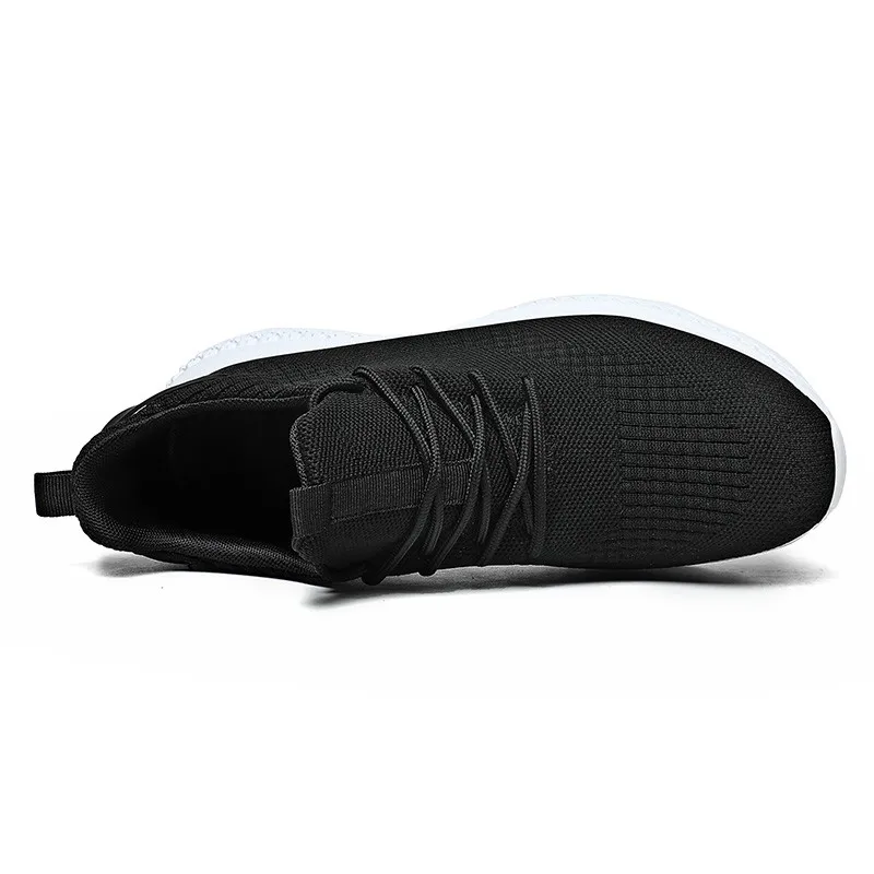 Удобная мужская обувь для ходьбы мужские кроссовки на шнуровке дышащая сетчатая