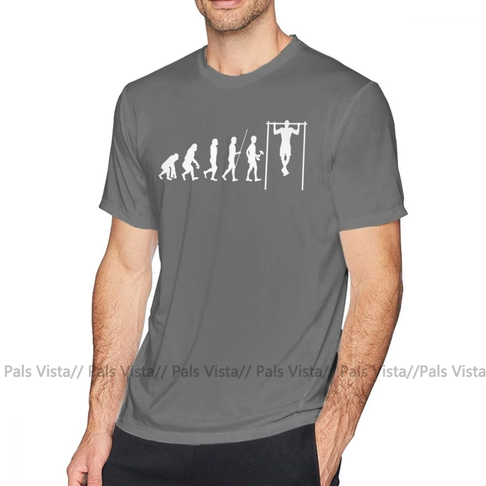 Calisthenics, футболка, эволюция, Calisthenics, футболка, 100 хлопок, Милая футболка, мужская, короткий рукав, 4xl, графическая, Пляжная футболка