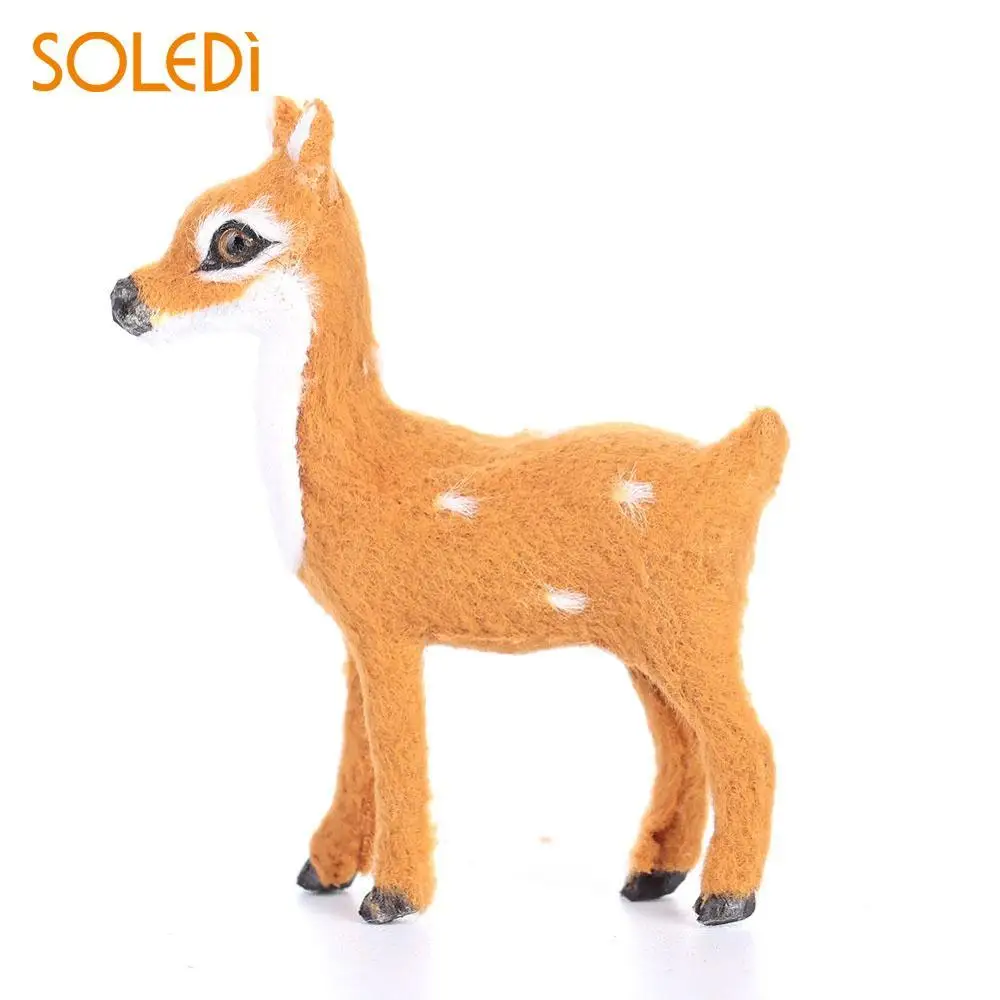 Имитация оленя Рождественский северный олень лося кукла Сика мини из плюша и