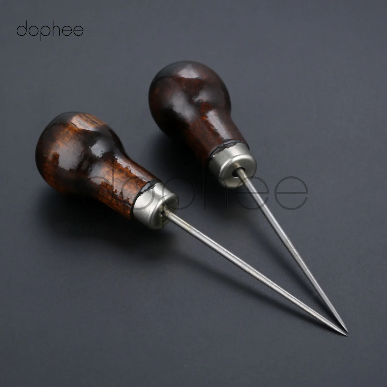 Dophee инструмент для шитья и ремонта шил с деревянной ручкой многоразовые круглые