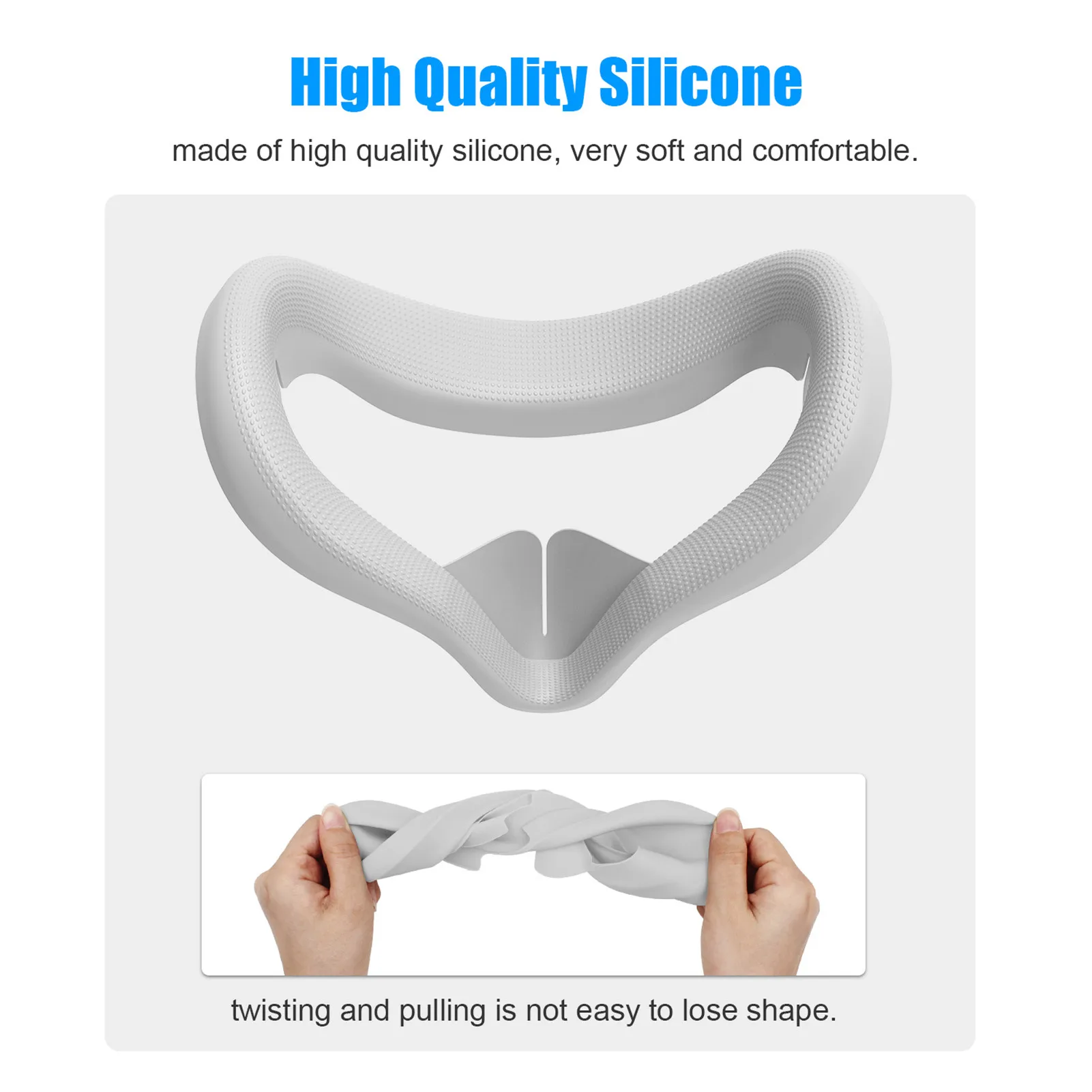 

New For Oculus Quest 2 Replacement Face Pad Cushion Face Cover Bracket Protective Mat Eye Pad For Oculus Quest 2 VR Accessories