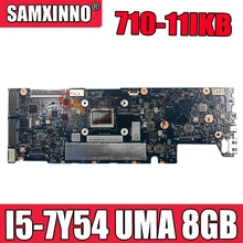For Lenovo YOGA 710-11IKB Laptop Motherboard DYG21 NM-B011 With I5-7Y54 UMA 8GB RAM FRU 5B20M35844 MB 100% Tested Fast Ship