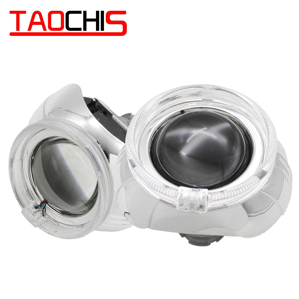 

TAOCHIS 3,0 дюйма линзы проектора Bi Xenon Kit для HELLA3R 5 G5 с корпусом APP Control Angel Demon Eyes Head светильник