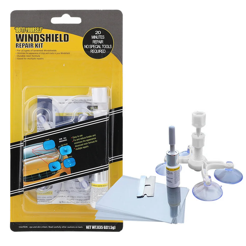 Прочный Набор инструментов для ремонта ветрового стекла портативный артефакт