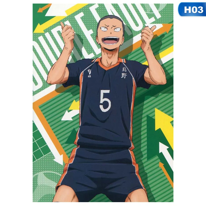 Аниме Haikyuu 29x42 см школьный волейбольный настенный свиток картина для дома спальни