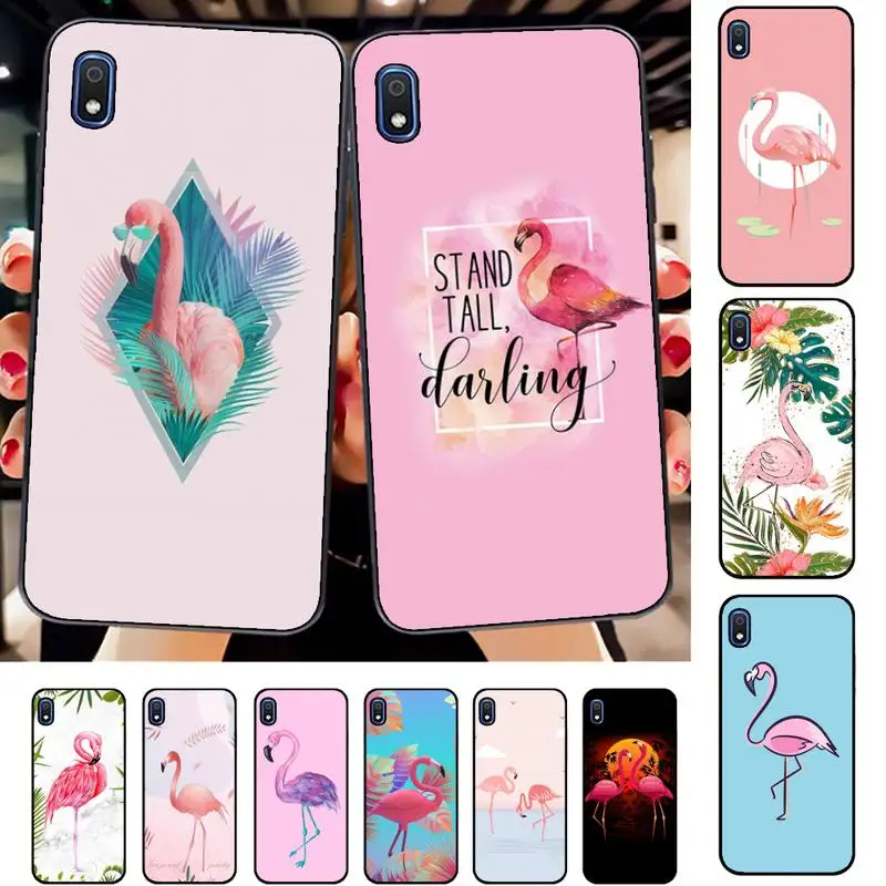 

Cartoon Animal Flamingo Phone Case for Samsung A51 01 50 71 21S 70 31 40 30 10 20 S E 11 91 A7 A8 2018