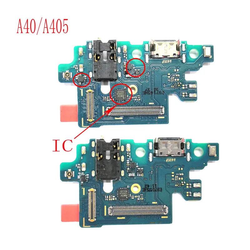 A40 A405 Оригинальная usb-зарядка док-станция для Порты и разъёмы станция для зарядки с гибким для samsung Galaxy A10 A20 A30 A40 A50 A60 A70 A80 A90 A105/205/305/405/505/605 - Цвет: A40 A405