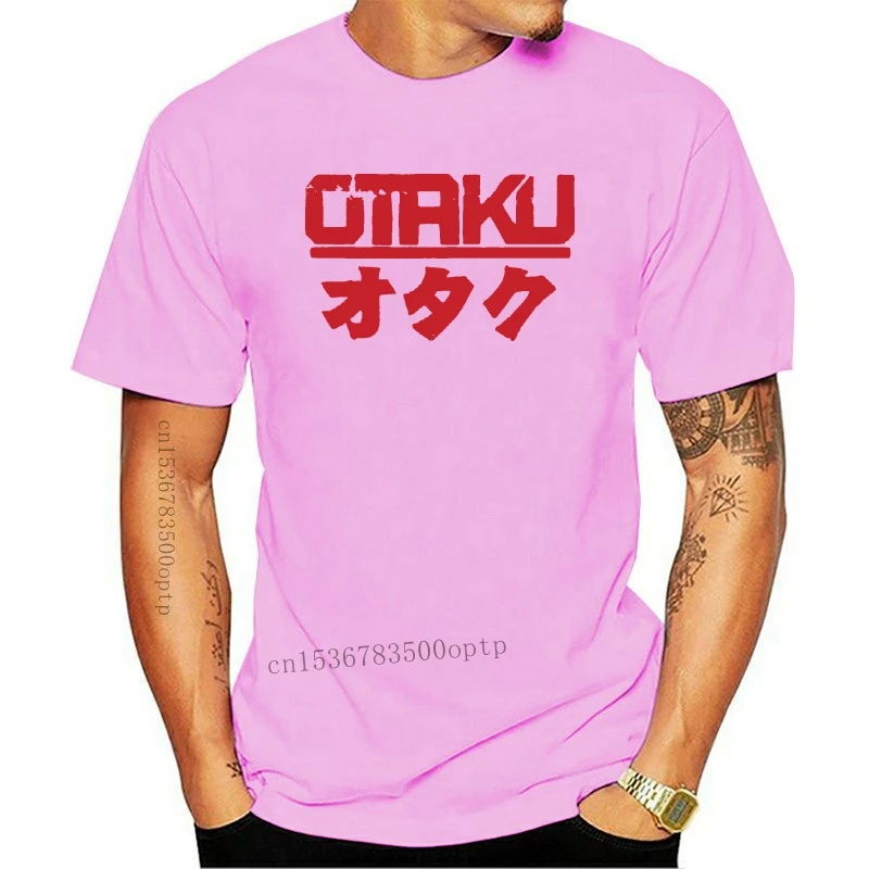 

New Men T Shirt Otaku T-Shirt Black Red tshirts Women T-Shirt