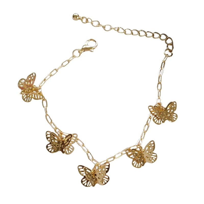 

Mihan Modern Jewelry Butterfly Charm Bracelet Hot Selling Sweet Temperament Single Layer Chain Bracelet For Young Girl Lady