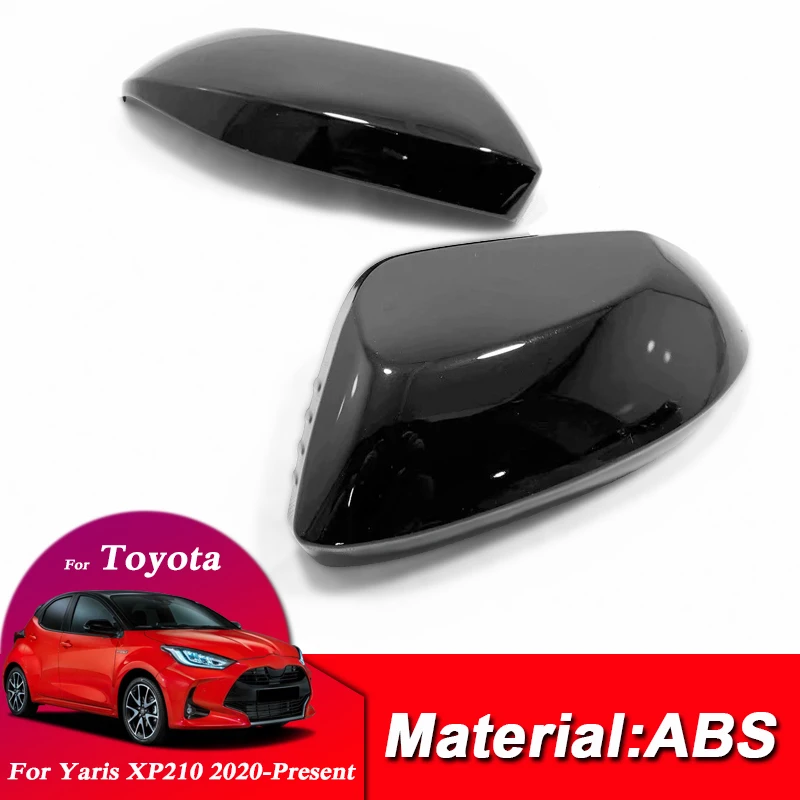 

Car Styling Rear View Mirror Sequin For Toyota Yaris XP210 2020-Present Car Rearview Mirror Cover ABS External Decoration Frame