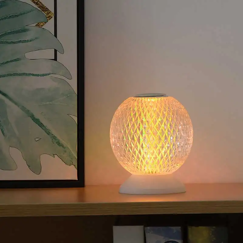 

Acrylic Diamond Table Lamps Bedroom Bar Restaurant Charging Multiple Colour Night Lights Bedside Desk Lamp Fixtures Home Decor