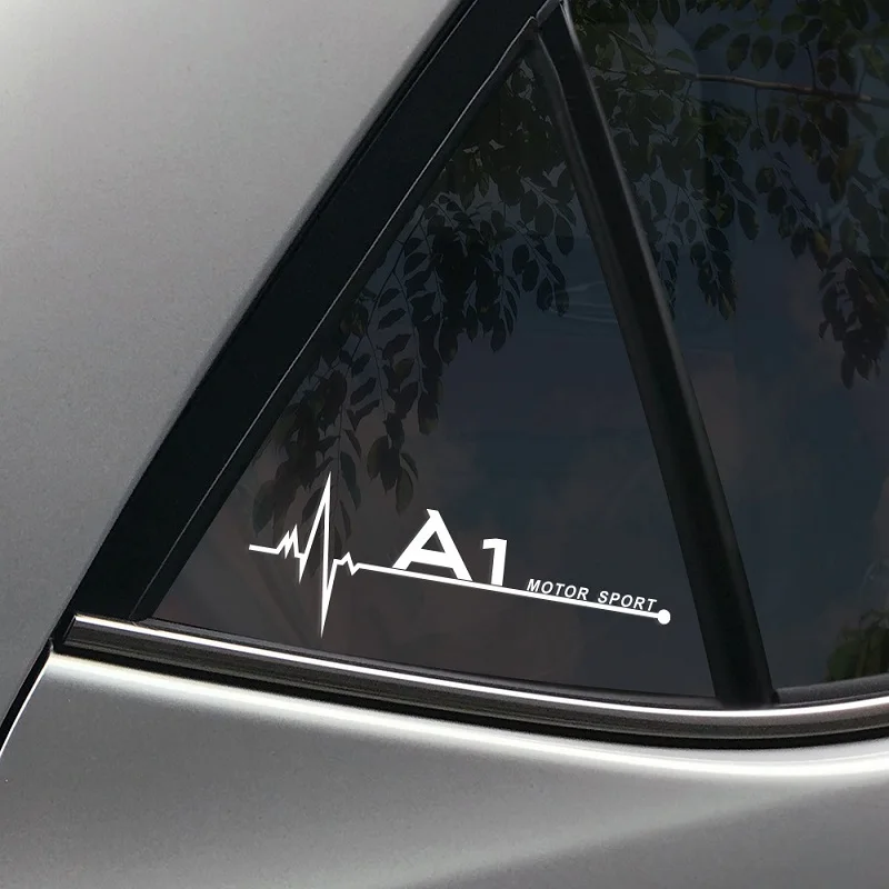 Наклейка с логотипом автомобиля для Audi A1 A3 A4 A5 A6 A7 A8 Q2 Q3 Q5 Q7 TT 2 шт.|Наклейки на