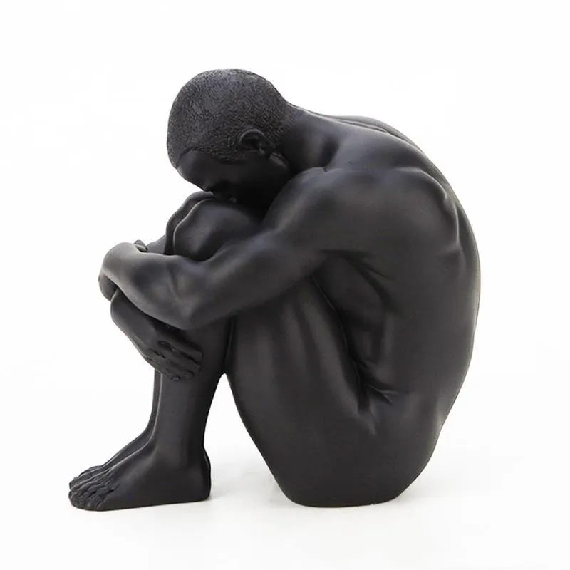 Титановая статуя человека [HHT] креативное боди-арт скульптура без одежды