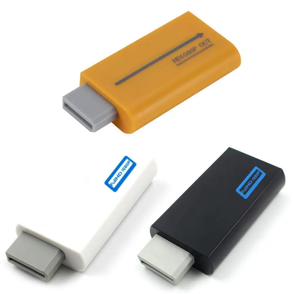 Адаптер WII в HDMI совместимый с Wii 2hdmi преобразователь 3 5 мм аудиоадаптер для ПК HDTV