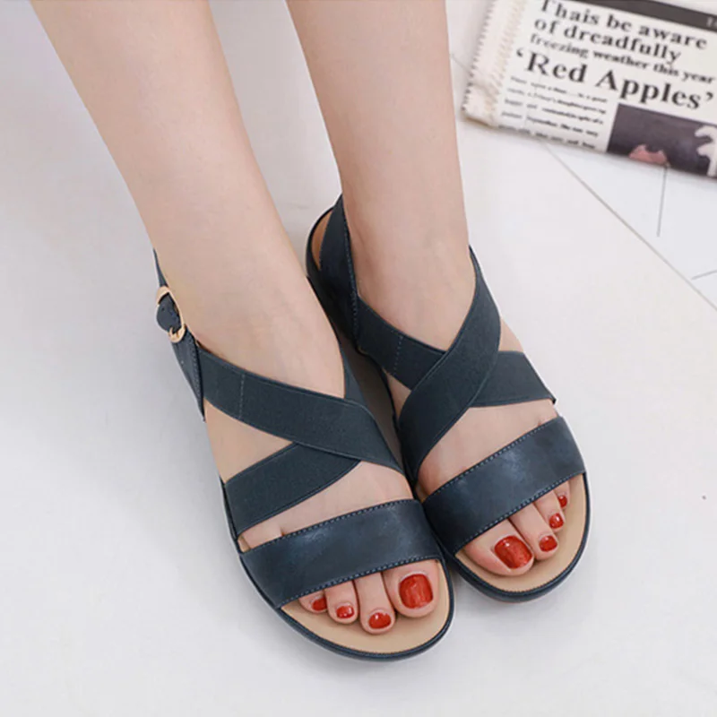 

2020 Sandals Women Summer Shoes Soft Holiday Women Beach Sandals Laides Wedges Sandals Plus Size 42 A2120