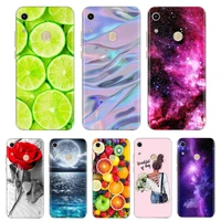 case for huawei honor 8a case cover silicone case for huawei honor 8a cover flower cartoon tpu fundas for honor 8a jat lx1 capa