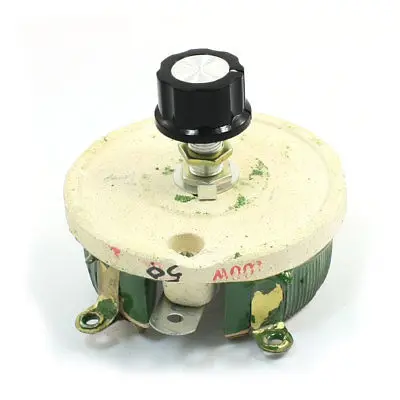 

Wirewound Ceramic Potentiometer Top Rotary Rheostat Resistor 100W 1R/5R/10R/20R/30R/50R/100R/150R/200R/300R/500R/1KR/2KR/3KR