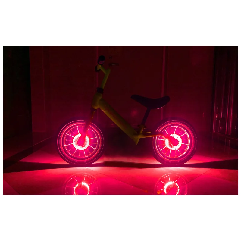 Светильник для велосипедного клапана колеса спицы шина светодиодный светильник