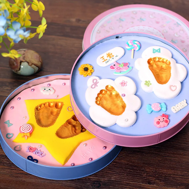 Лепка для лепки детская сделай сам Детская слизь отпечаток рук цветная глина