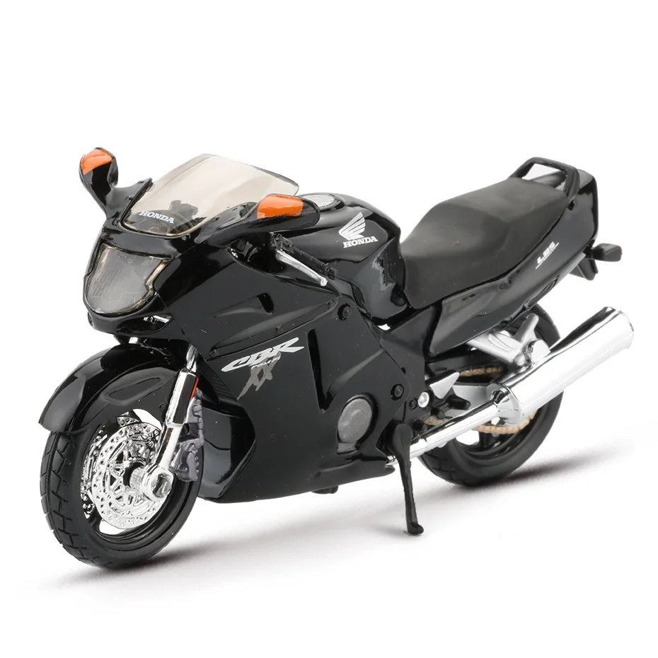 CBR 1100XX Maisto 1:18 сплав модель мотоцикла Игрушка внедорожные модели гоночных автомобилей Африка Твин H2R 690 Duke мотоциклы игрушки для детей - Цвет: CBR 1100XX