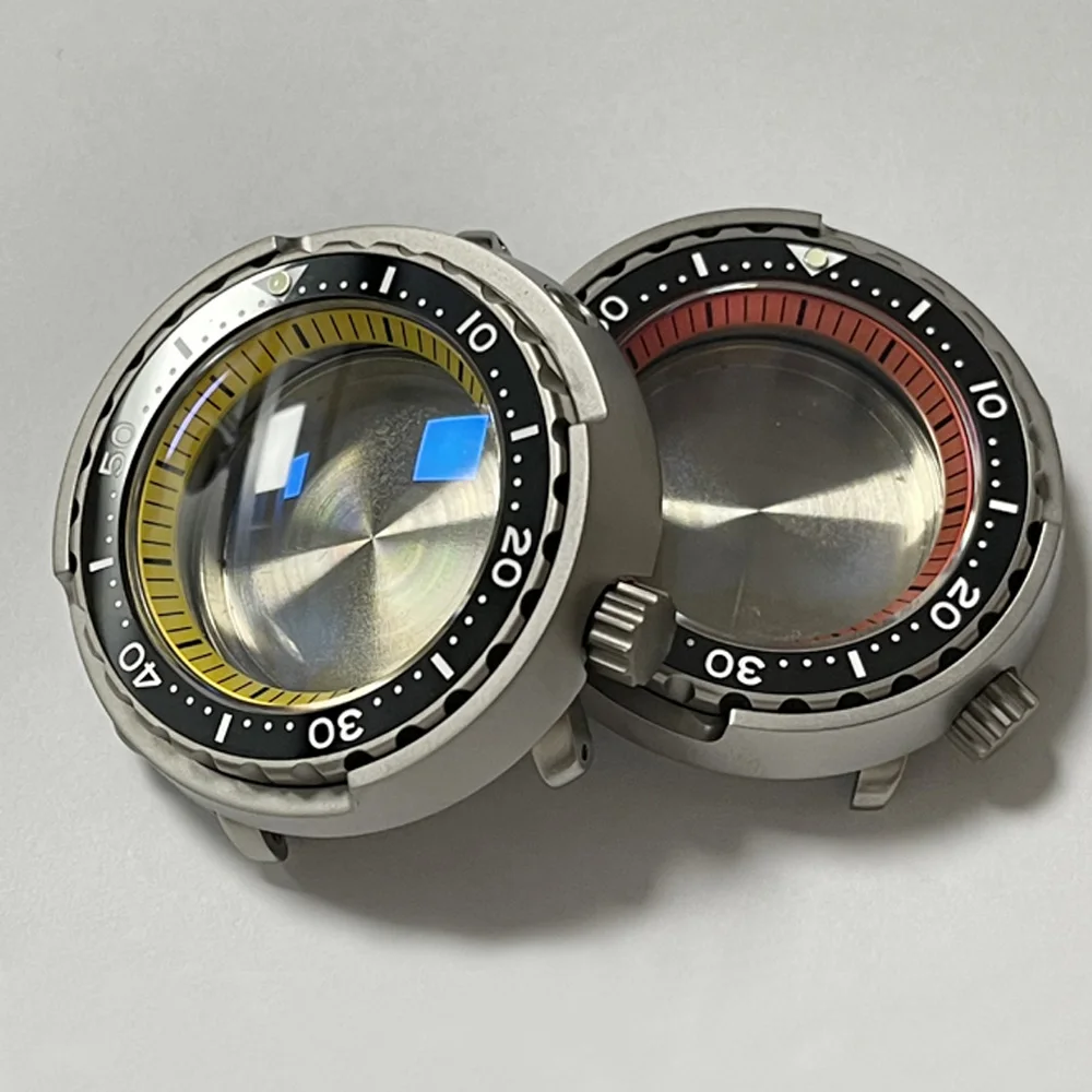 

Heimdallr Watch Parts 47.2mm Titanium Tuna Canned Watch Case Sapphire Ceramic Bezel Suitable For NH35/36 Movement SBBN031/SKX007