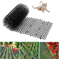 200x30cm repellent pets deterrent barrier anti cat dog spike thorn net prickle strips dig stop plastic garden protect fence mesh