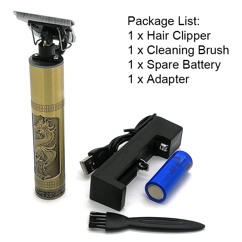 

Rechargeable Hair Trimmer Men Hair Clipper Barbershop Machine Hair Cutting Kit Cordless Bald Head Beard Trimmer Outline Razor