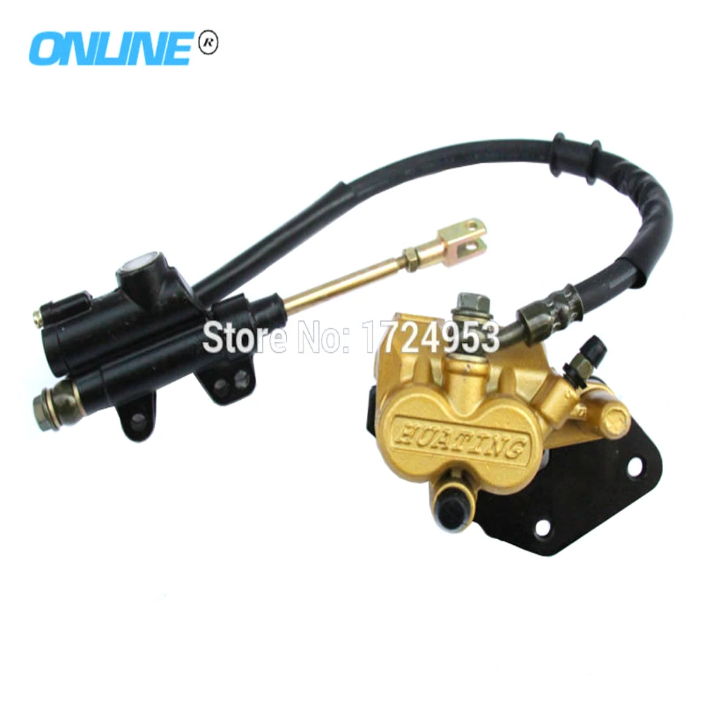Rear Hydraulic Cylinder Brake Assembly Caliper For Dirt Pit Bike ATV 70c 110cc 125cc 150cc