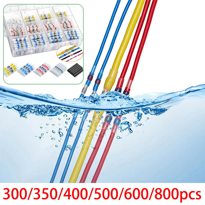 

Set Wire Connector Kit Solder Polyolefin Tube Waterproof Sealing Welding