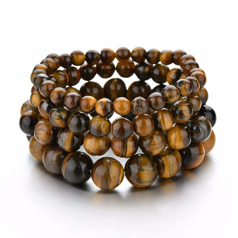 Богемные бусы из натурального камня чакра браслеты для женщин винтажные