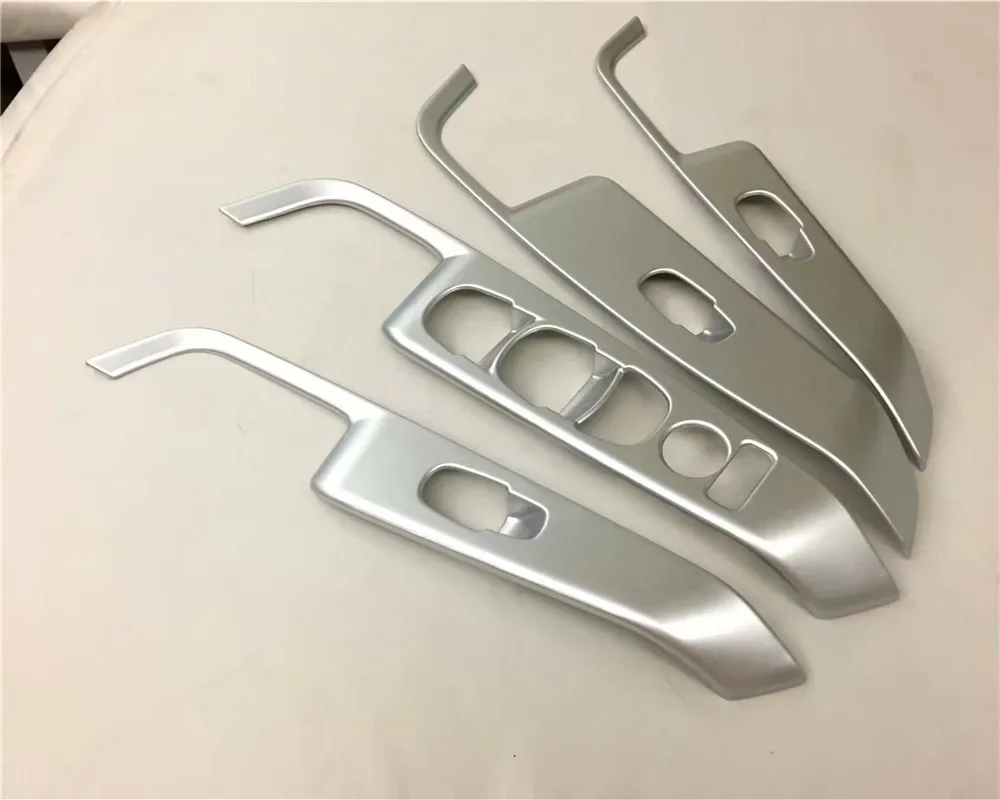 

For Nissan Kicks 2017 2018 2019 ABS Matte Window Lift Switch Cover Trim Inside Armrest Frame Sticker Interior Car Accessories