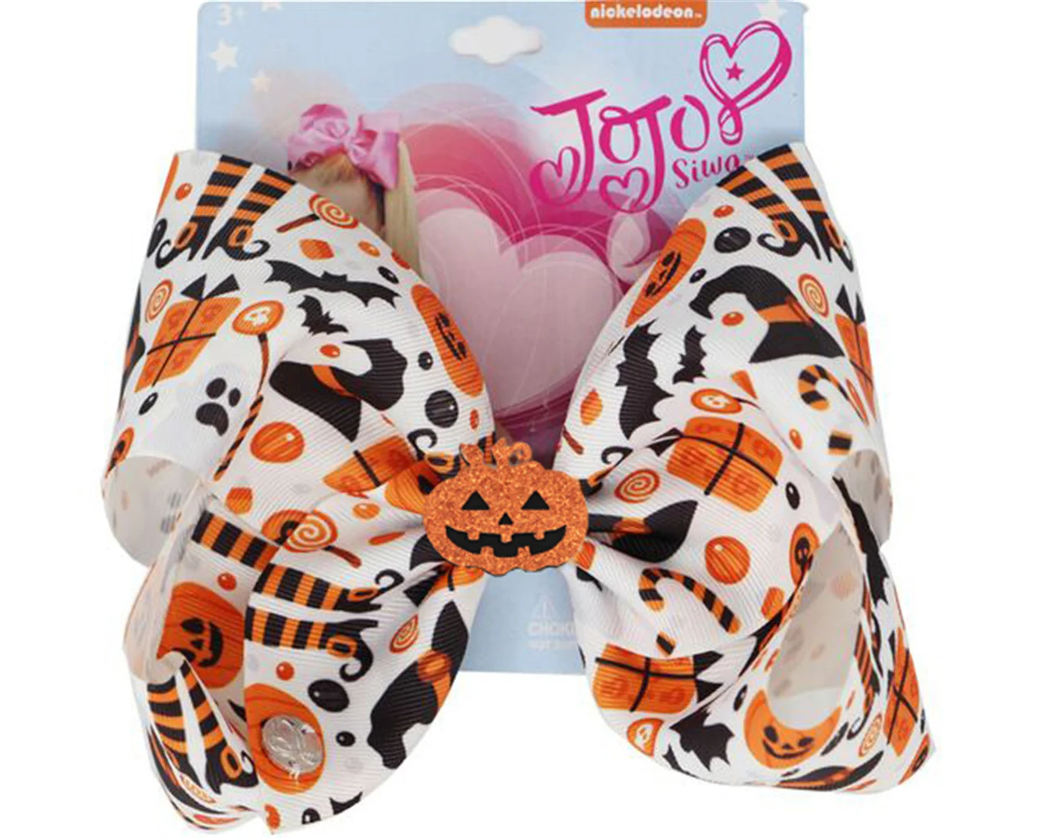 

NEW 9STYLE 7inch Girl Hair Bows/ Large Halloween Hair Bows for Girls With Clips Bowknot Handmade Hair Accessories