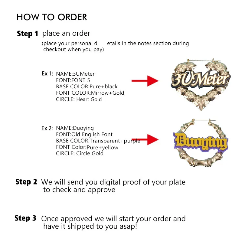 Duoying хип-хоп бамбуковый акриловый стиль индивидуальные серьги сексуальный