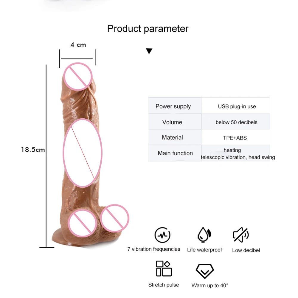 7 частоты имитация пениса стрейч качели Вибраторы на присоске большая игрушка