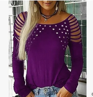 color 8 CALOFE, женские топы с длинным рукавом, женские топы, новинка, весна-осень, блузка, рубашка, женская рубашка в Корейском стиле, хлопок, топы нового размера плюс - Цвет: color 8