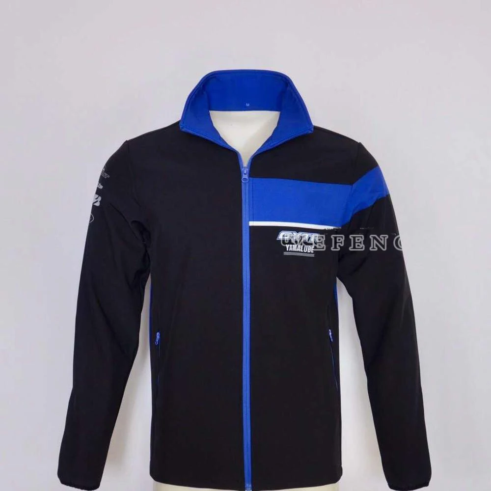 Motorbike Motocross Riding Full Zip Fleece Classic Sweater For Yamaha Keep Warm Sweatshirt Mountain Bicycle Offroad Hoodie | Автомобили и