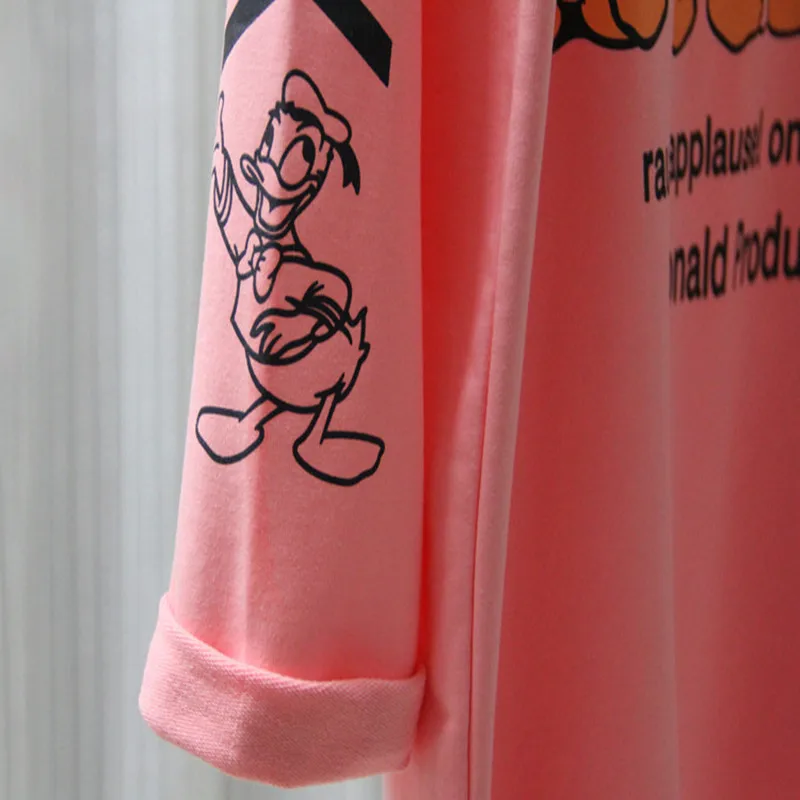 2 шт. Disney минни леди Пижамный комплект из хлопка Одежда для женщин с длинным