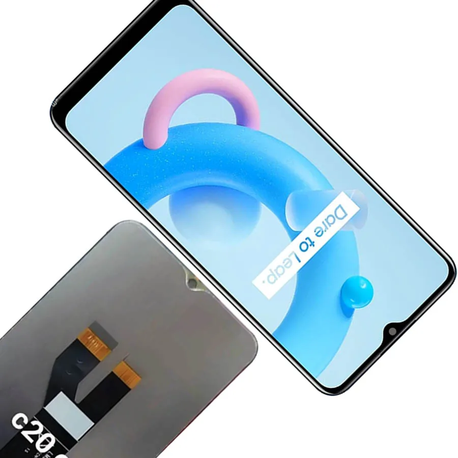 Оригинальный ЖК дисплей 6 5 дюйма для Oppo Realme C20 сенсорный экран дигитайзер панель в