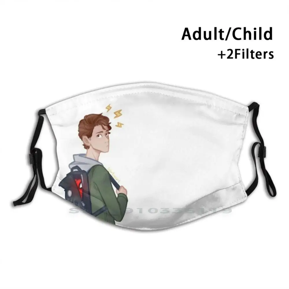 

Смешная моющаяся маска для взрослых и детей с фильтром Питер Паркер том Холланд