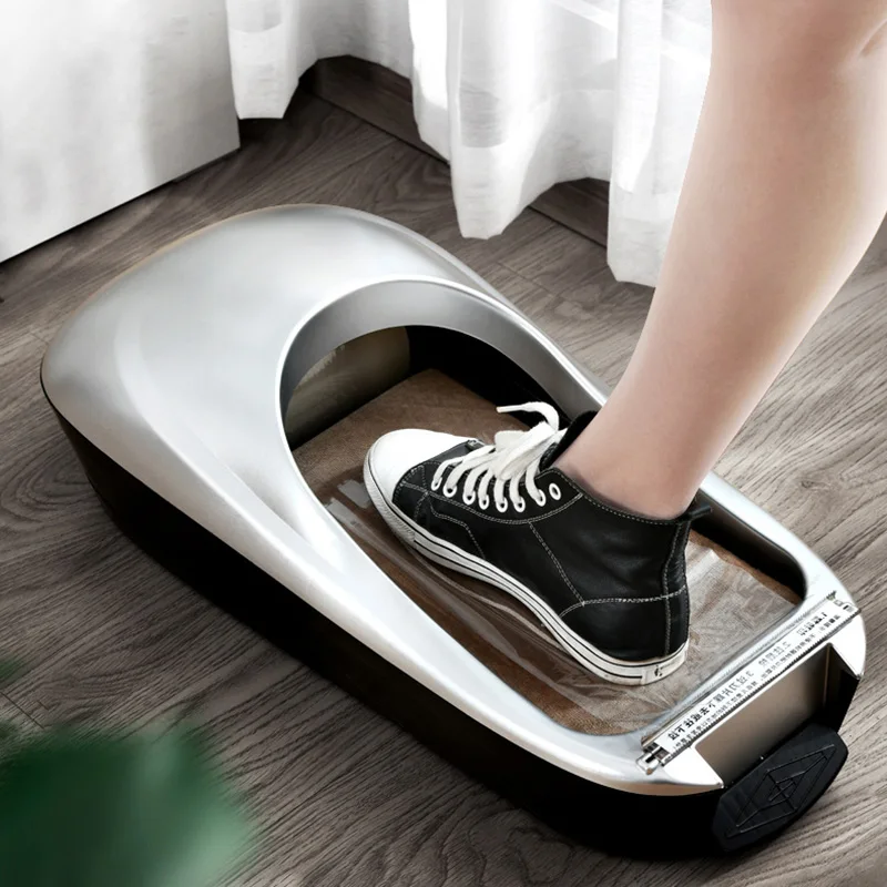 M&aacute;quina de cubierta de zapatos para el hogar, molde autom&aacute;tico para zapatos, desechable, inteligente, para interior, promoci&oacute;n de liquidaci&oacute;n-0