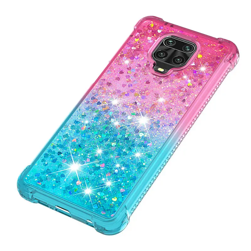 

For RedMi 7A 9T Note 9 8 Pro 9S 9T Case Fashion Gradient quicksand TPU Cover For Xiaomi Poco M3 X3 NFC 10T Pro 10T Lite Cases