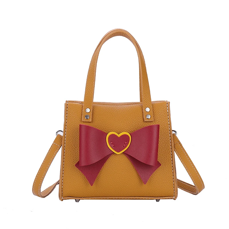 

2021 summer new fashion niche simple bowknot handbag female texture versatile large-capacity messenger bucket bag