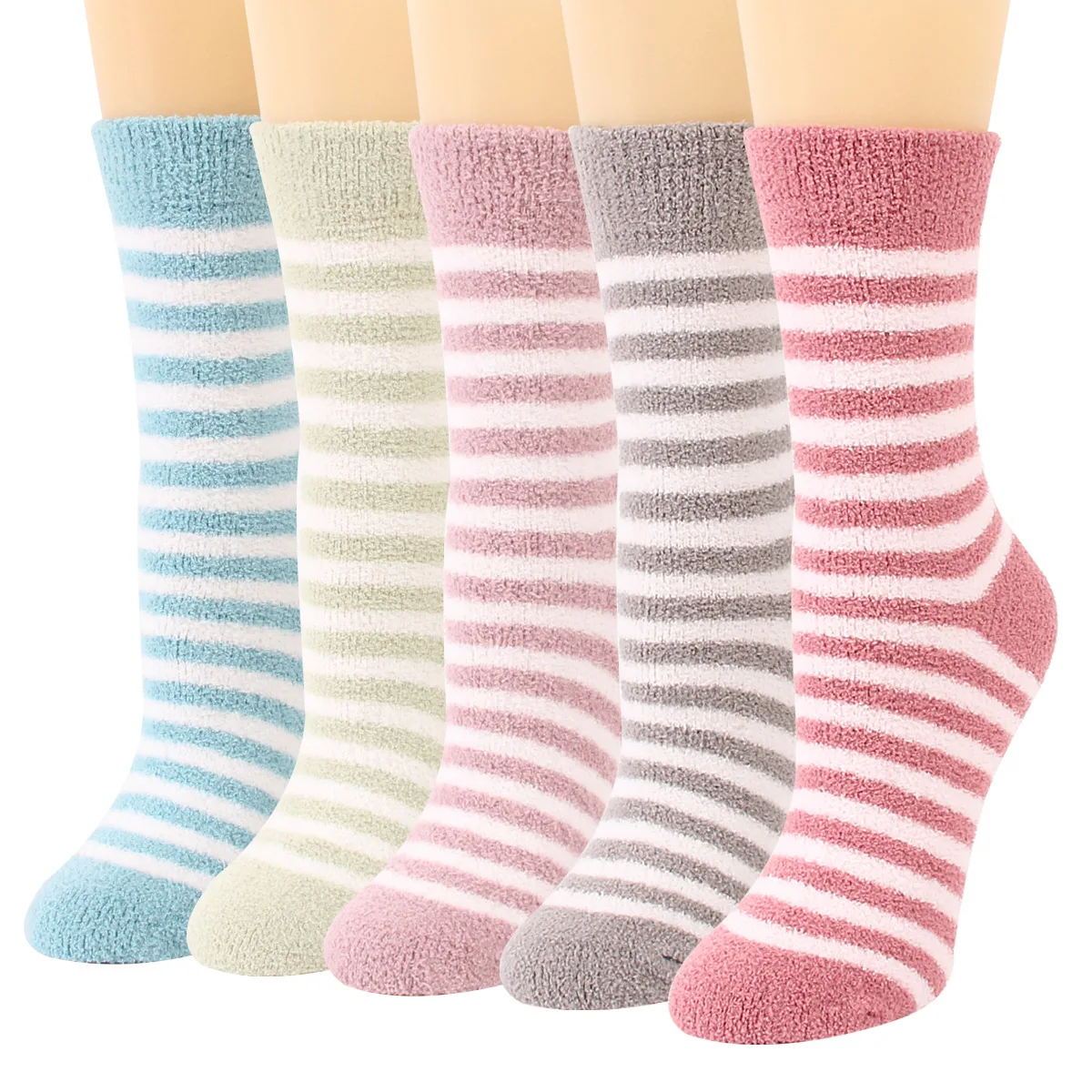 12 Pairs Per Set Thick Coral Velvet Women Socks Comfortable Warm Women Socks Factory Wholesale