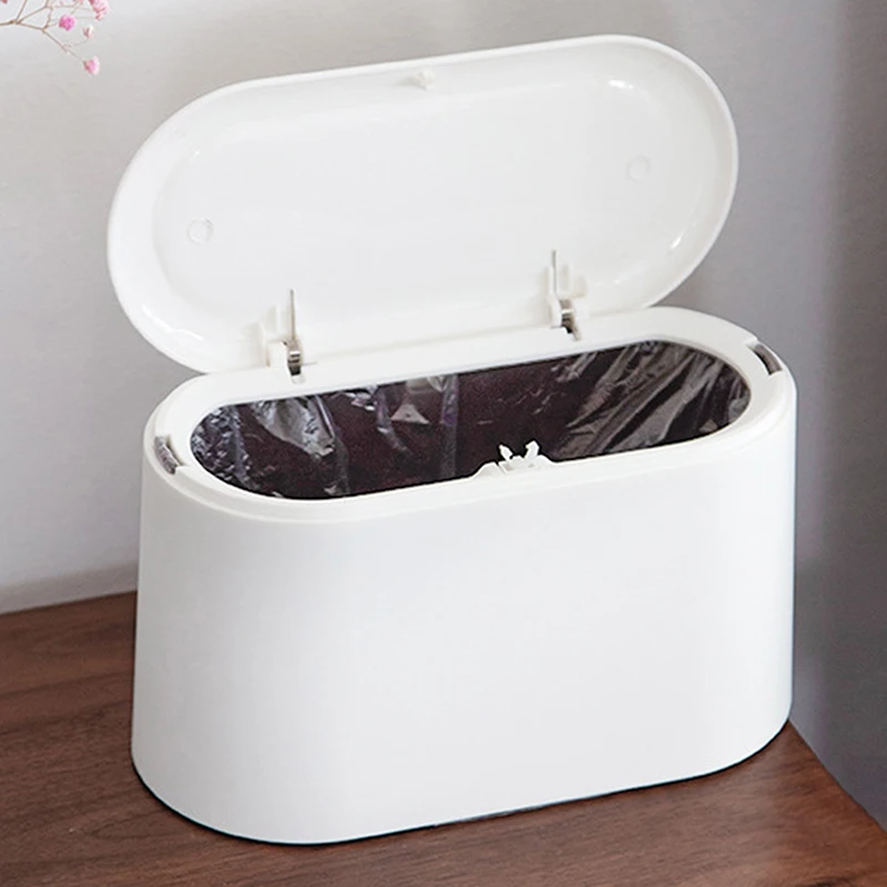 

Waste Bin Small Trash Can Mini Desktop Ashcan Litter Trash Little Table Top Trash Can For Desk