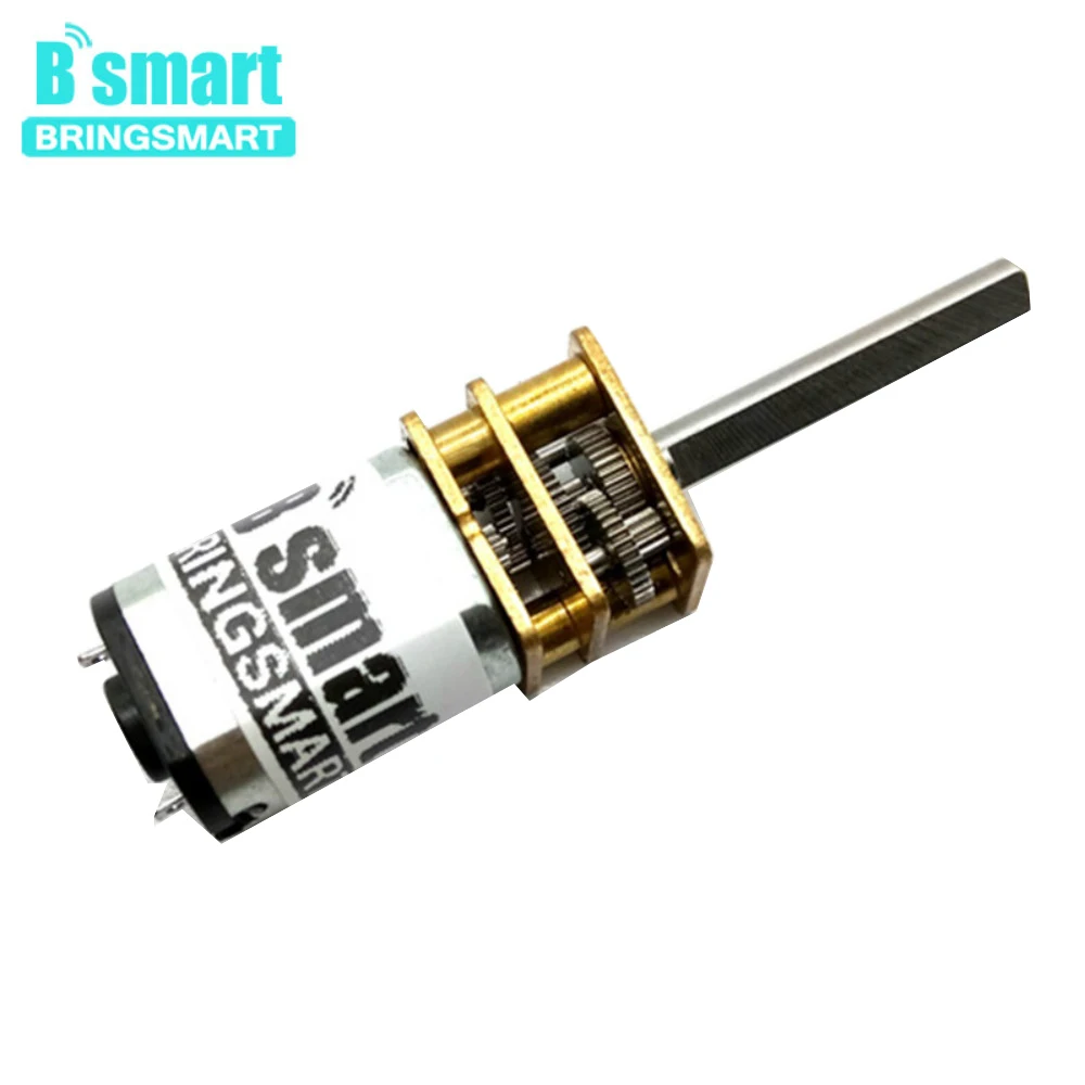 Электродвигатель редуктор Bringsmart D3 * 20 мм с длинным валом 3 в 6 12 В N20 15 600 об/мин 30 50 100