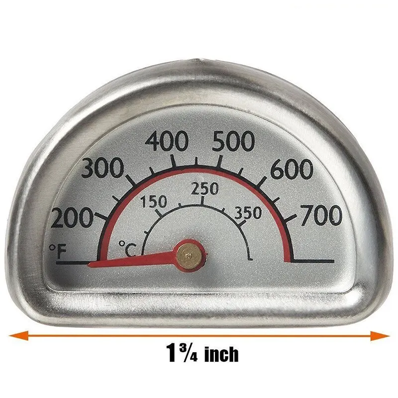 

Полукруглая термометр для барбекю, термометры из нержавеющей стали для барбекю на гриле, термометр с индикатором температуры для кухонного...