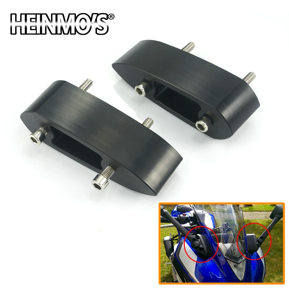 Зеркало для Riser Yamaha YZF R3 R25 2014 2015 2016 2017 мотоцикла удлинители Удлинитель адаптер в