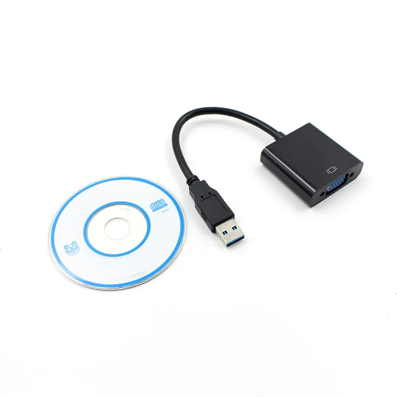 USB 3 0 для VGA многоэкранный адаптер Соединительный кабель внешняя
