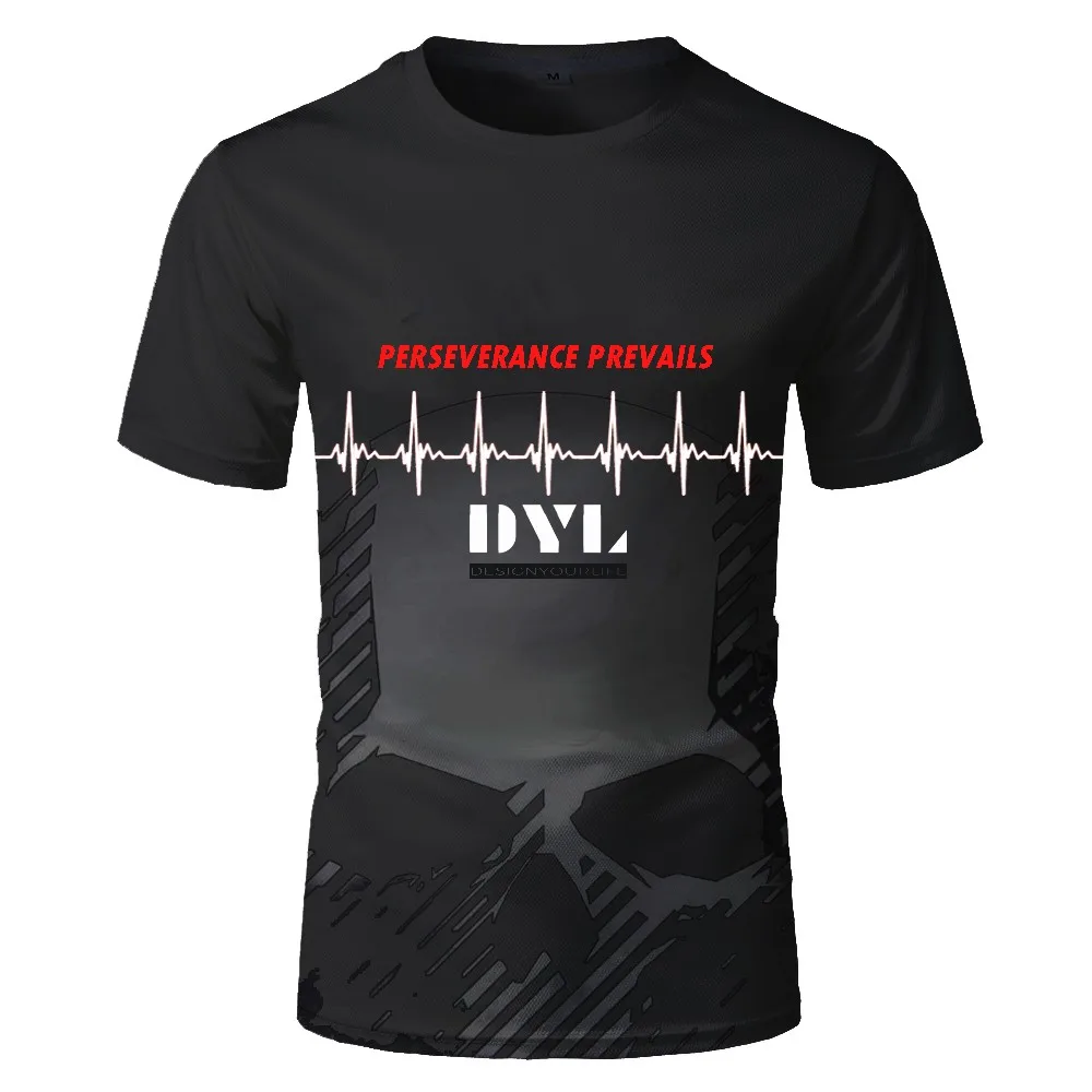 

DYL 2021 New Men's T Shirt For Cycling Runing Tshirt Motorcycle Riding T-Shirt Brand Breathable Short Sleeve Outdoor Sportwear