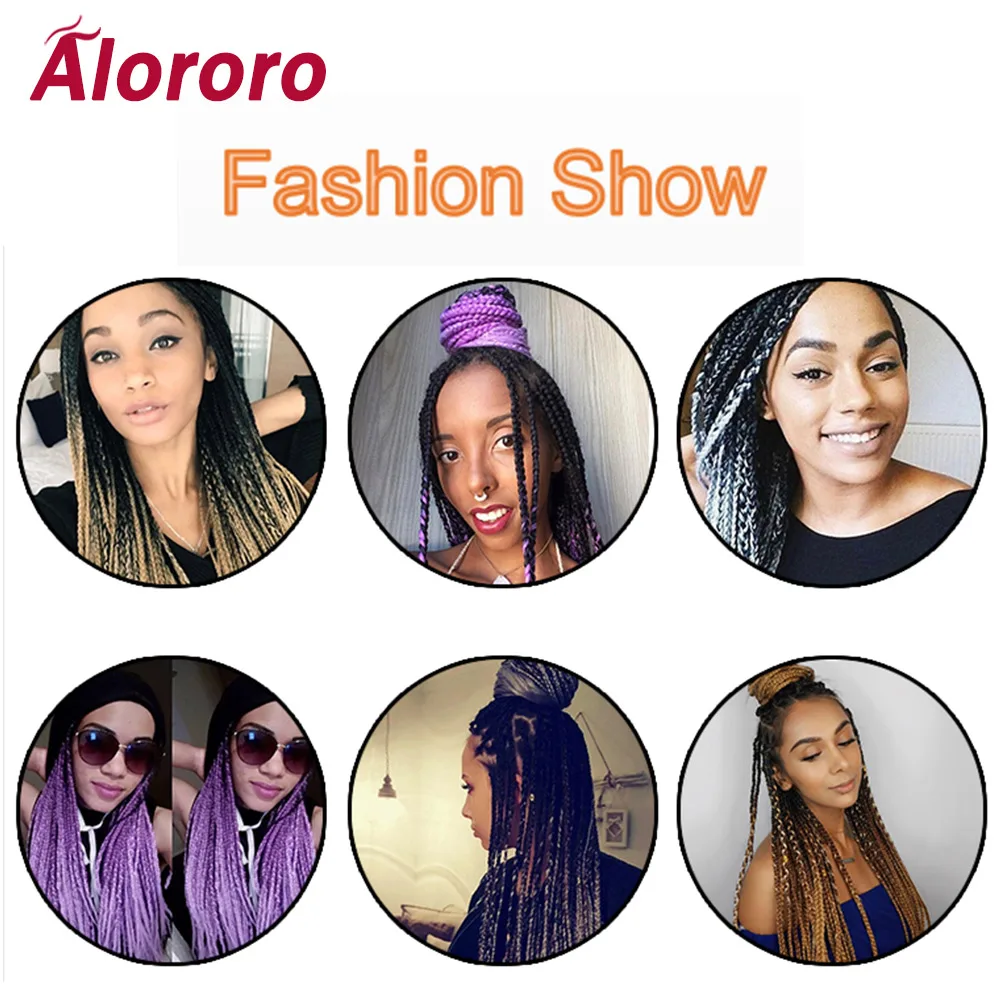 Волосы для наращивания кос Alororo красные розовые фиолетовые Джамбо 32 дюйма/165 г